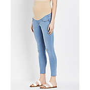Motherhood Maternity&reg; Extra Small Stretch Ankle Maternity Jeggings in Light Wash