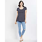 Alternate image 2 for Motherhood Maternity&reg; Extra Small Stretch Ankle Maternity Jeggings in Light Wash
