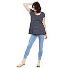 Alternate image 3 for Motherhood Maternity&reg; Extra Small Stretch Ankle Maternity Jeggings in Light Wash