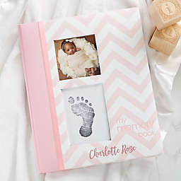Chevron "My Memory Book" Personalized Baby Book