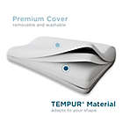 Alternate image 7 for Tempur-Pedic&reg; Medium Profile Memory Foam Side/Back Sleeper Neck Bed Pillow