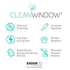 Alternate image 6 for Clean Window&reg; Leno Weave Stripe Anti-Dust Sheer 96-Inch Window Curtain Panel in Indigo