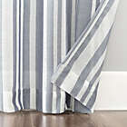 Alternate image 3 for Clean Window&reg; Leno Weave Stripe Anti-Dust Sheer 96-Inch Window Curtain Panel in Indigo