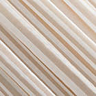 Alternate image 4 for Clean Window&reg; Leno Weave Stripe Anti-Dust Sheer 84-Inch Window Curtain Panel in Pecan