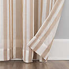 Alternate image 3 for Clean Window&reg; Leno Weave Stripe Anti-Dust Sheer 84-Inch Window Curtain Panel in Pecan