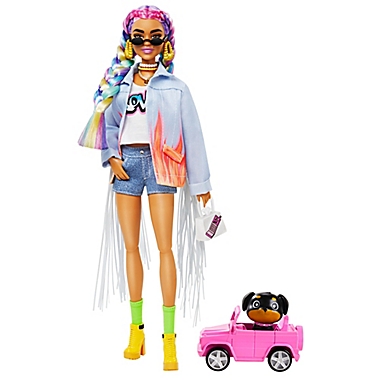 Mattel&reg; Barbie&trade; Rainbow Braids Extra Doll. View a larger version of this product image.