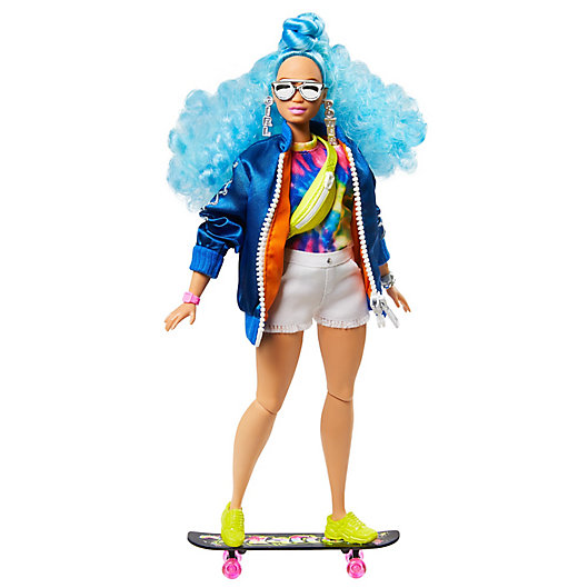 Alternate image 1 for Mattel® Barbie™ Blue Curly Hiar Extra Doll