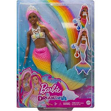 Mattel&reg; Barbie&trade; Dreamtopia Rainbow Magic&trade; Mermaid in Dark Skin. View a larger version of this product image.
