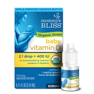 Mommy's Bliss&reg; .11 fl. oz. Baby Vitamin D Organic Drops
