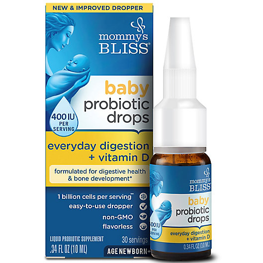 Alternate image 1 for Mommy's Bliss® .34 oz. Probiotic Drops with Vitamin D