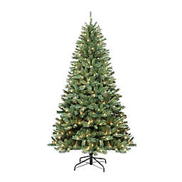 H for Happy™ 7.5-Foot Spruce Pre-lit Artificial Christmas Tree with Clear Lights