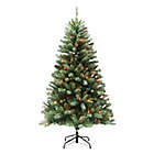 Alternate image 0 for H for Happy&trade; 6-Foot Spruce Pre-Lit Artificial Value Christmas Tree in Green