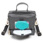 Alternate image 3 for ChangePal Universal Wipes Portable Diaper Bag in Grey