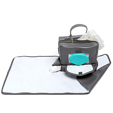 ChangePal Universal Wipes Portable Diaper Bag in Grey. View a larger version of this product image.