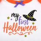 Alternate image 2 for Baby Essentials&reg; Newborn 4-Piece Halloween Bodysuit, Tutu, Leg Warmers, and Headband Set