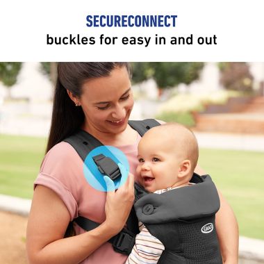 Graco&reg; Cradle Me&trade; Lite 3-in-1 Baby Carrier in Charcoal Gray. View a larger version of this product image.