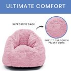 Alternate image 3 for Delta Children&reg; Cozee Fluffy Toddler Chair in Pink