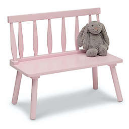 Delta Children® Kids Wooden Windsor Bench in Pink