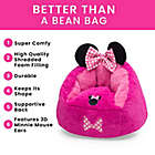 Alternate image 2 for Delta Children Disney&reg; Minnie Mouse Cozee Figural Toddler Chair in Pink