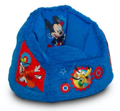 Delta Children Disney&reg; Mickey Mouse Cozee Fluffy Toddler Chair in Blue/Red