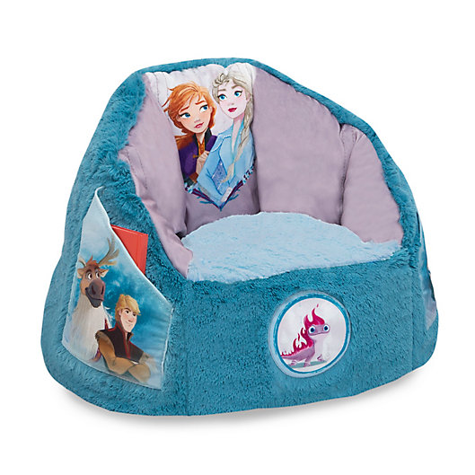 Alternate image 1 for Delta Children Disney® Frozen Cozee Fluffy Toddler Chair in Blue