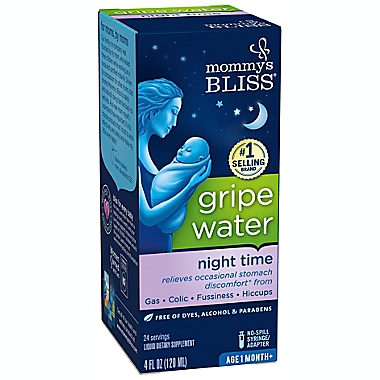 Mommy&#39;s Bliss&reg; 4 oz. Gripe Water Night Time. View a larger version of this product image.