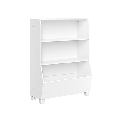 RiverRidge Home&reg; 34-Inch Kids Bookcase with Toy Organizer in White. View a larger version of this product image.