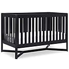 Alternate image 3 for Delta Children Tribeca 4-in-1 Convertible Crib in Midnight Grey