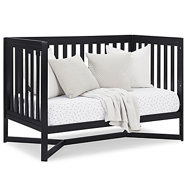 Delta Children Tribeca 4-in-1 Convertible Crib in Midnight Grey. View a larger version of this product image.