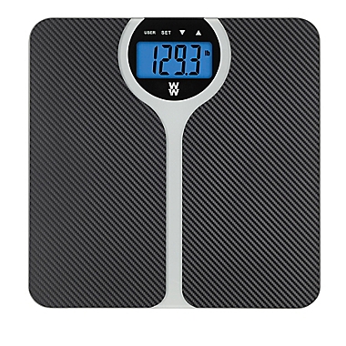 Weight Watchers Scales by Conair&trade; Digital Precision BMI Carbon Fiber Scale in Black. View a larger version of this product image.