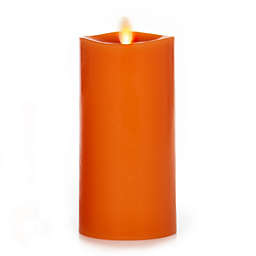 Luminara® Moving Flame® Flameless Harvest Pillar Candle in Pumpkin