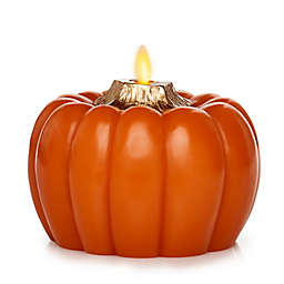 Luminara® Moving Flame® Flameless Pumpkin Candle in Gold