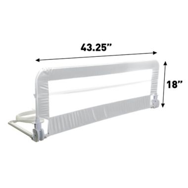 Dreambaby&reg; Savoy Full Size Bed Rail in White. View a larger version of this product image.