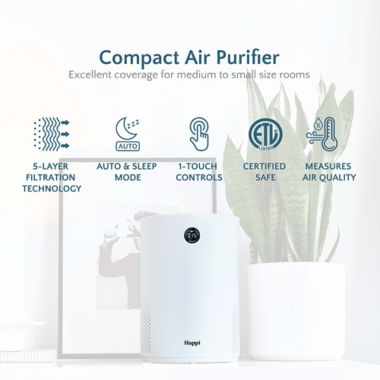 My Happi Air Purifier in Black. View a larger version of this product image.