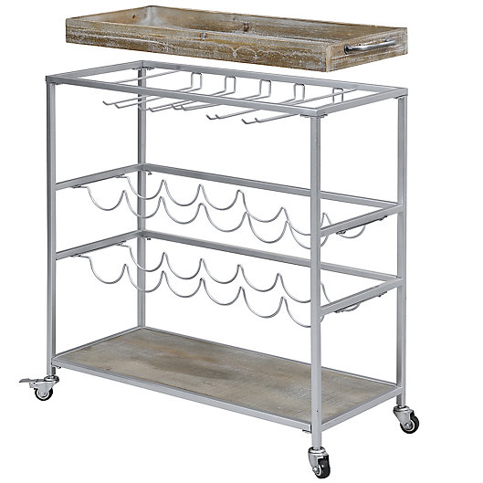 Alternate image 1 for FirsTime® Concord Removable Tray Top Bar Cart