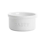 Our Table&trade; Simply White Words &quot;Tasty&quot; Ramekin