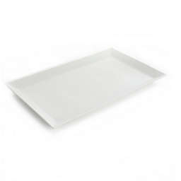 Our Table&trade; Simply White Rim 18-Inch Rectangular Serving Platter