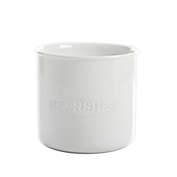 Our Table&trade; Simply White Words Utensil Crock