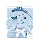 Alternate image 1 for Hudson Baby&reg; Narwhal Hooded Towel in Blue