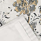 Alternate image 3 for B&W Double Layered Jacobean Floral Valance