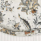 Alternate image 2 for B&W Double Layered Jacobean Floral Valance