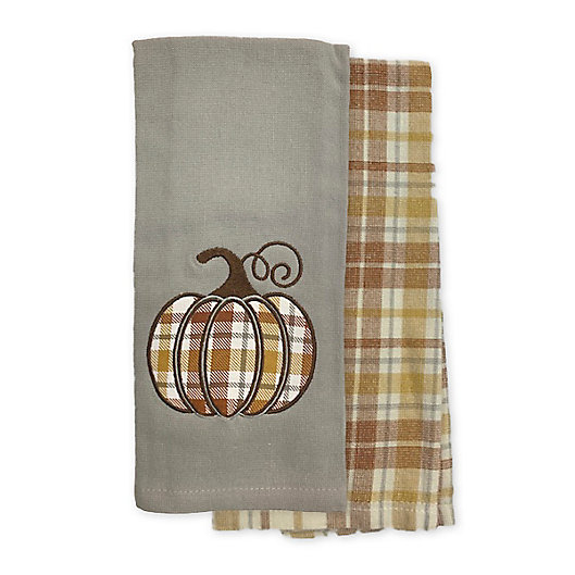 Alternate image 1 for Thankful for Every Moment Kitchen Towels (Set of 2)