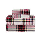 Alternate image 1 for Bee &amp; Willow&trade; Cotton Flannel Queen Sheet Set in Christmas Plaid