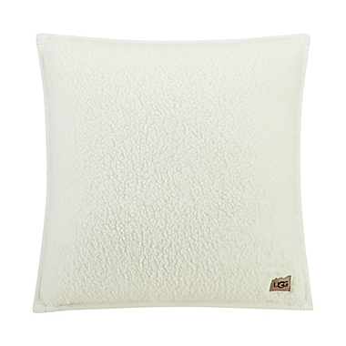 UGG&reg; Melange Classic Sherpa Square Throw Pillows in Snow (Set of 2). View a larger version of this product image.