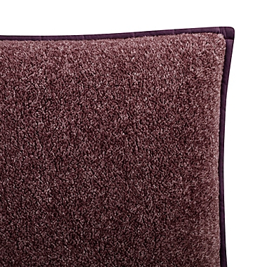 UGG&reg; Melange Classic Sherpa Square Throw Pillows in Cabernet Melange (Set of 2). View a larger version of this product image.