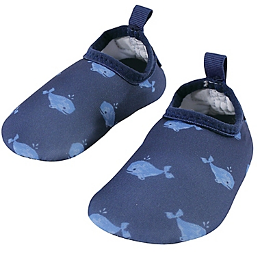 Hudson Baby&reg; Size 8 Whales Water Shoe in Blue. View a larger version of this product image.