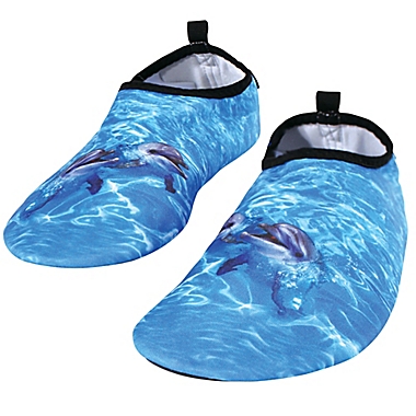 Hudson Baby&reg; Size 11 Dolphins Water Shoe in Blue. View a larger version of this product image.