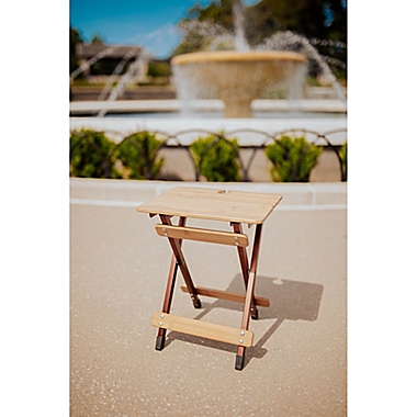 TravelChair&reg; Company Kanpai Bamboo Side Table in Bronze. View a larger version of this product image.