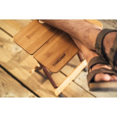 TravelChair&reg; Company Kanpai Bamboo Side Table in Bronze. View a larger version of this product image.