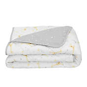 Living Textiles Noah Giraffe Cotton Baby Comforter in Grey/Yellow